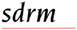 logo sdrm