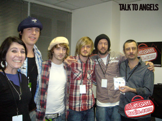 Talk To Angels in Paris at La Grosse Radio Rock with Mallis, Matt and Laila