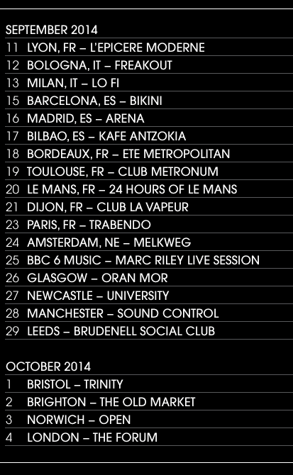 Jim Jones Revue Tour Dates 2014