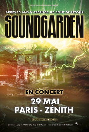 soundgarden à  paris zenith mai 2012