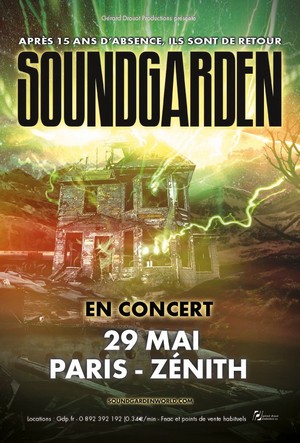 soundgarden à paris zenith mai 2012
