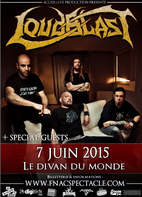 Loudblast, Burial Ground, Divan du Monde, Concert