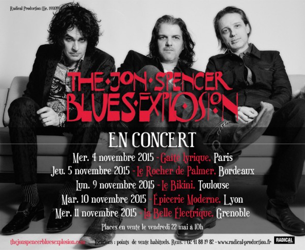 JSBX Tour french dates 2015
