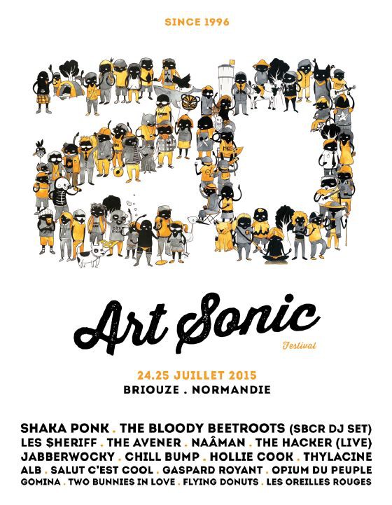 Art Sonic, Sheriff, Shaka Ponk, 2015, festival, été, rock alternatif
