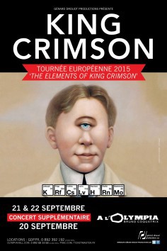 King Crimson, Robert Fripp, Olympia, 2015