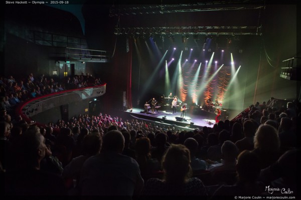 Olympia, Steve Hackett, Genesis, Live report