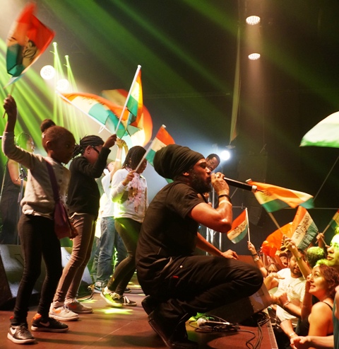 Yaniss Odua , Rouge Jaune Vert,  Rockstore Montpellier