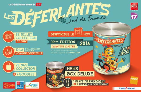 Achat places déferlantes 2016