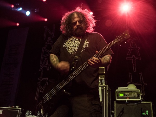 Napalm Death, Shane Embury, Deathcrusher tour, Cigale, Paris, Metal, Grind, Death,