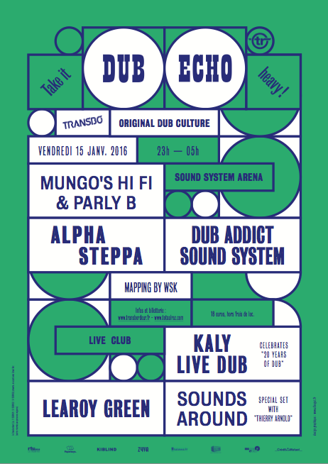 dub echo, transbordeur, alpha steppa, kaly live dub