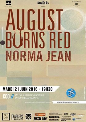 august burns red, abr, concert, lyon, 2016