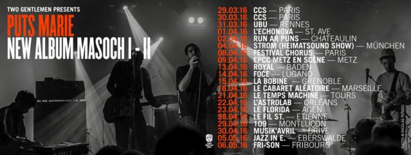 Puts Marie, Masoch, tournée, 2016, Pornstar