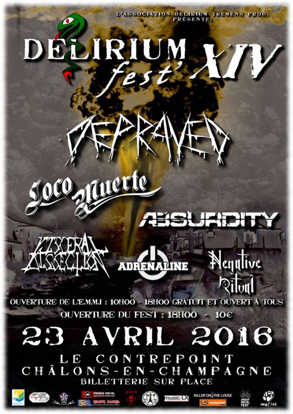 Delirium fest, Delirium tremens, LEMMI, Chalons en champagne,