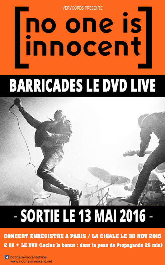 Tournee, propaganda, la cigale, live, dvd