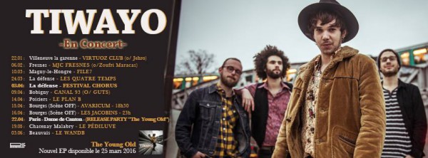 tiwayo, the young old, tournée, EP