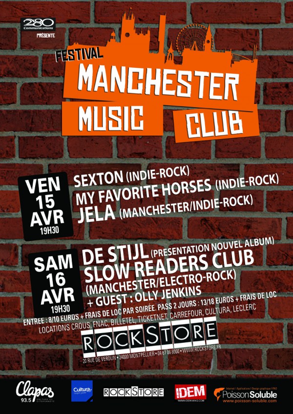 Manchester Music Club, Rockstore Montpellier, 16/04/2016