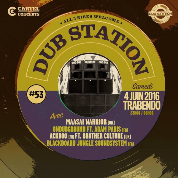dub station #53, soirée dub, paris, trabendo