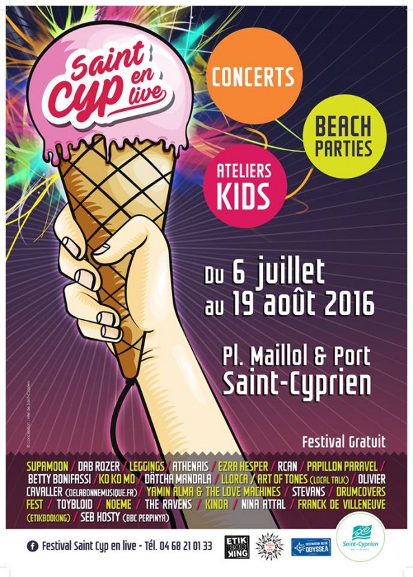Saint Cyp Live 2016 Affiche