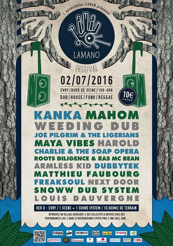 Lamano Festival Evry 2 Juillet 2016