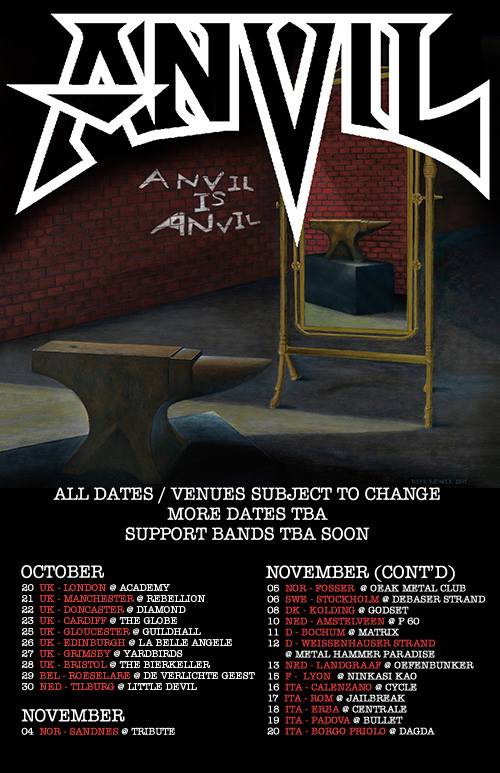 Anvil, heavy metal, france, concert, lyon, 2016