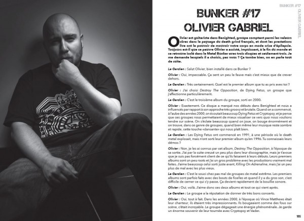 Olivier Gabriel, Benighted, Jeremie Grima, Metal Bunker,