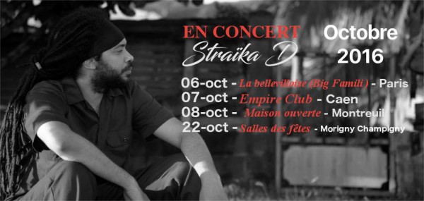 Straïka D - Dates Octobre