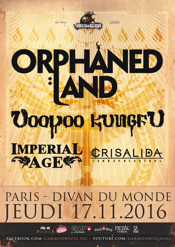 Orphaned land, paris, divan du monde, 2016, garmonbozia