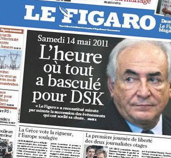 Une du Figaro DSK