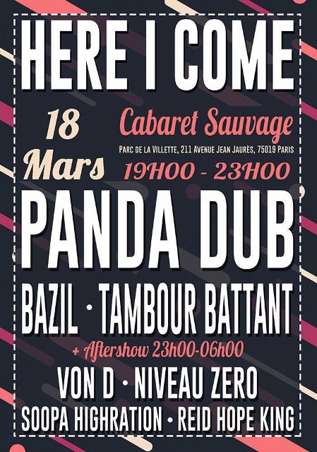 here i come, cabaret sauvage, bazil, 18 mars
