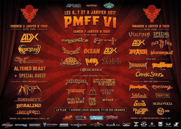 PMFF, Phil em all, Paris, metal, france, festival, ADX, Mercyless, Manigance, 2017
