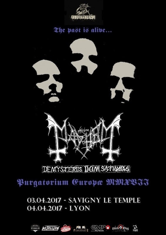 mayhem, norvege, black metal, concert, france, 2017