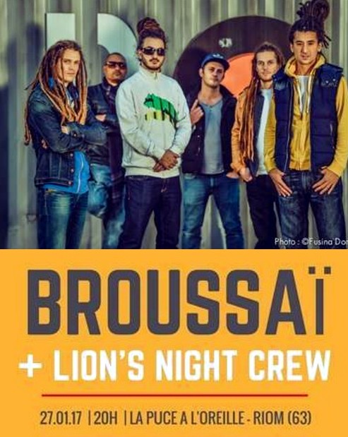 Broussaï, Lion's night, la Puce à  l'oreille, concert 2017, Cercle2Feu