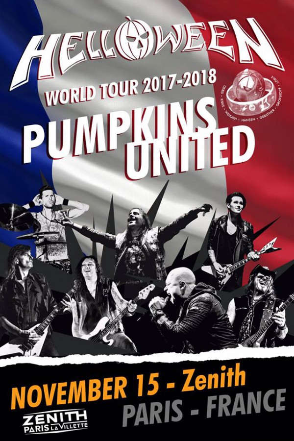 Helloween, Pumpkin United, Zenith de paris,