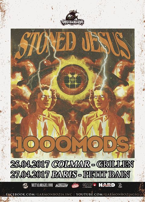 stoner, doom, stoned jesus, 1000mods, concerts, france, 2017