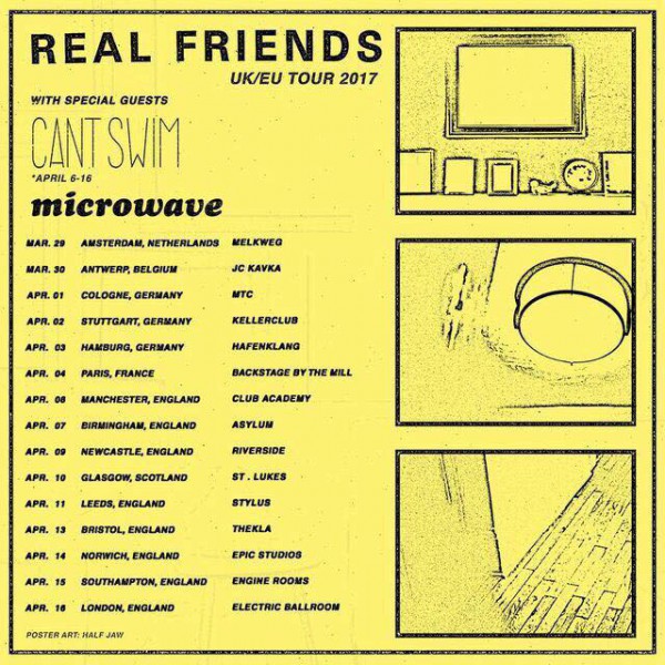 real friends, emo, pop punk, concert, france, paris