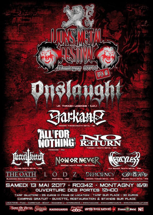 Lions Metal Fest affiche