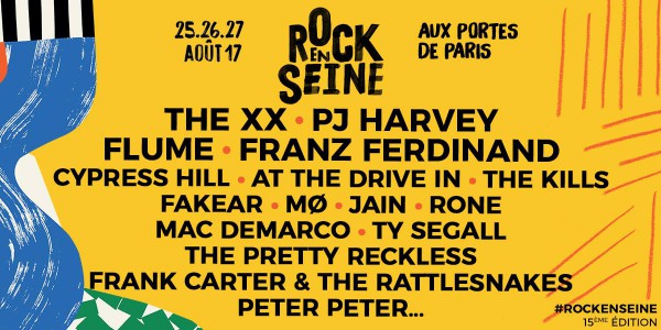 rock en seine, festival, paris, rock, annonce, programmation, 2017
