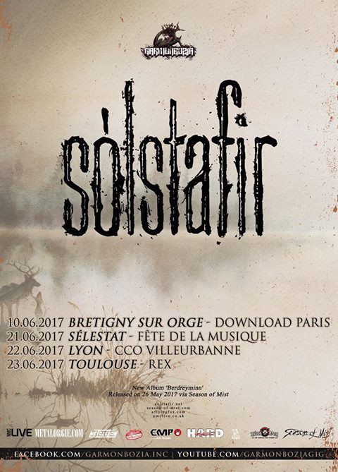 Solstafir live affiche