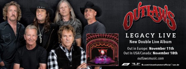 the outlaws, legacy live, rock, blues, south, amerique, usa, album, clip