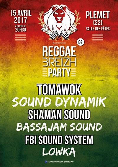 reggae breizh party, tomawok, bretagne