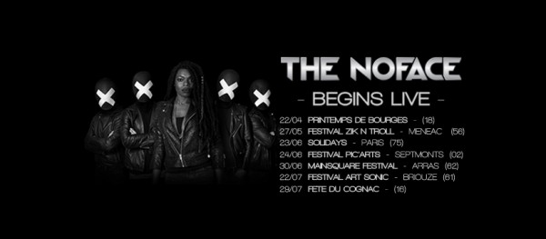 the noface, tournée, clip, i am over you, video, rock