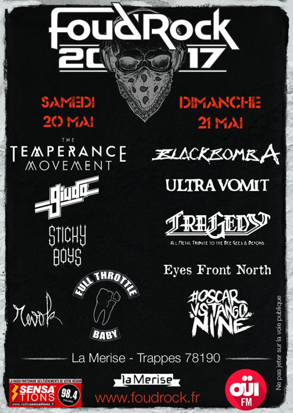 Foudrock 2017 programmation