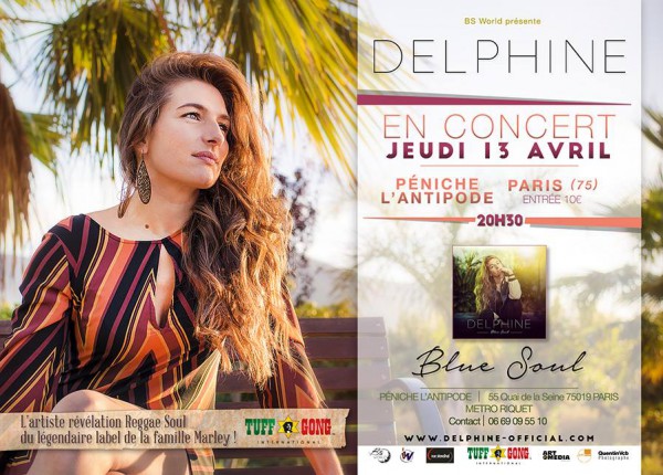 delphine, concert, péniche antipode