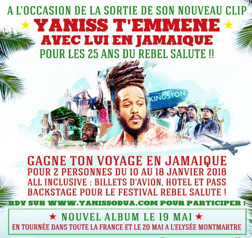 Yaniss Odua t'emmène avec lui en Jamaïque