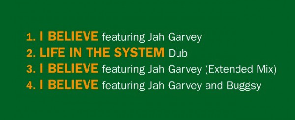 Black Roots I Believe EP Titres