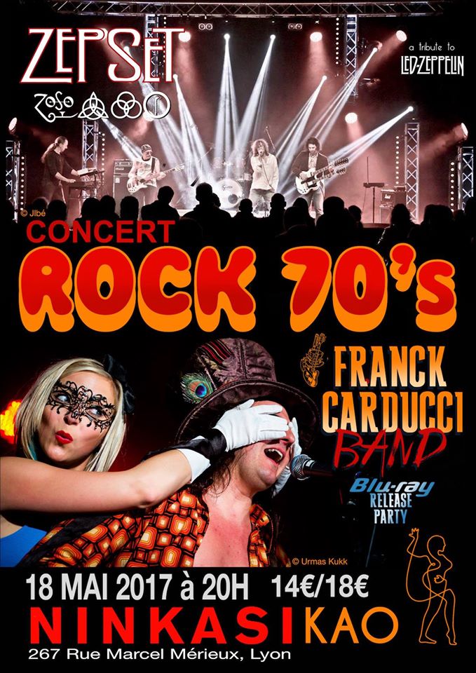 prog, rock 70's, led zeppelin, Tearing the Tour Apart, Franck Carducci