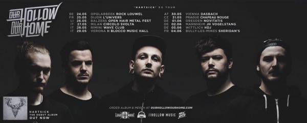 our hollow our houme, mate's fate, hybrid dystortion, 18 miles, pegasus, MILF, concerts france, metalcore