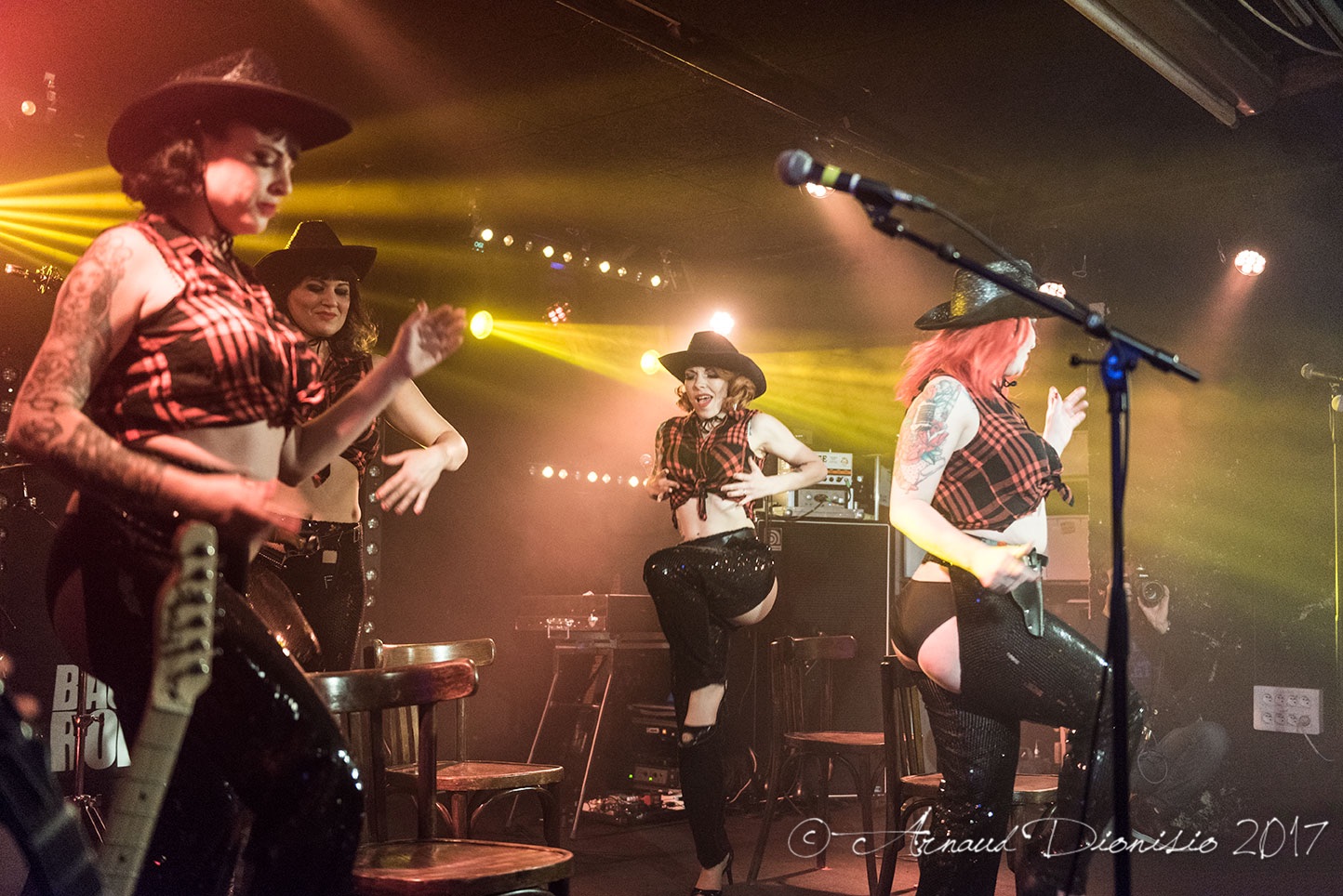 Concert, 3, connards, rock, 2017, bagdad rodeo, Pin-Up d'Alsace, strip tease