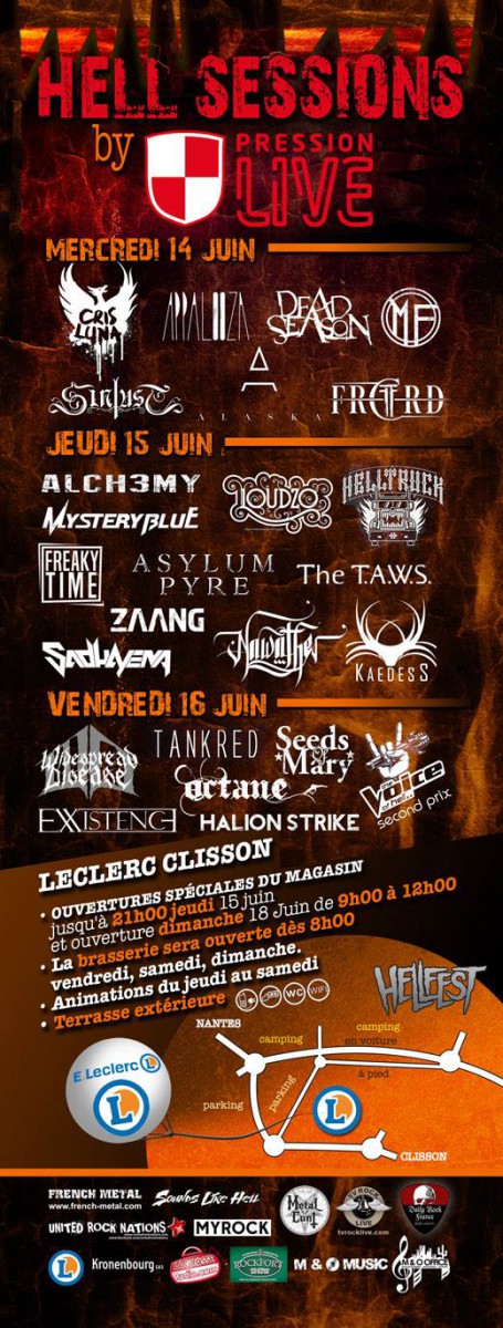 hellfest, hell sessions, bière, pression, leclerc, festival, 2017