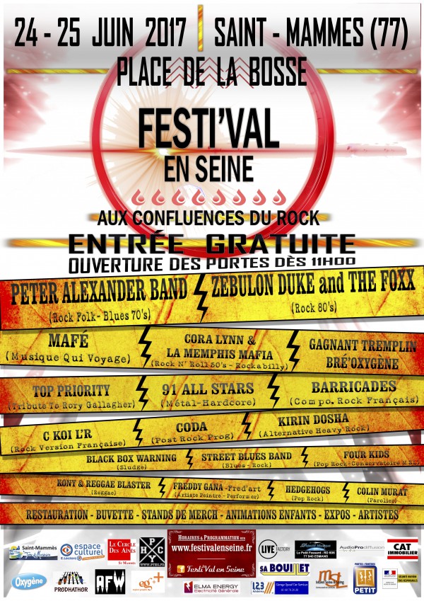 Festival En Seine, programmation, festival, rock, st mammes